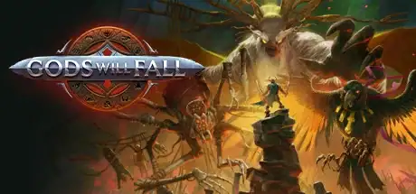 Steam store artwork for Gods Will Fall.