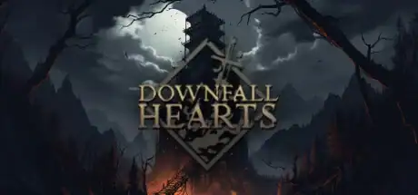Steam store artwork for Downfall Hearts.