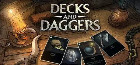 Steam store artwork for Decks & Daggers.