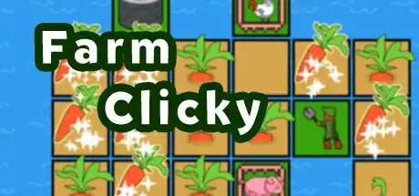 Steam store artwork for FarmClicky.