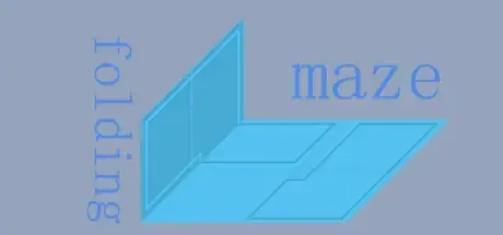 Steam store artwork for folding maze.