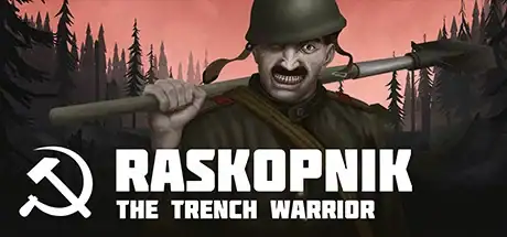 Steam store artwork for RASKOPNIK: The Trench Warrior.