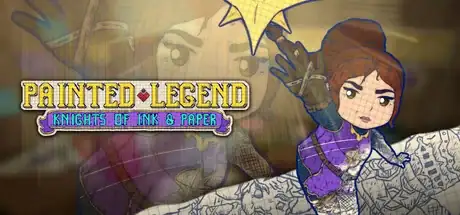 Steam store artwork for Painted Legend: Knights of Ink & Paper.