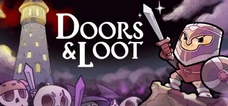 Steam store artwork for Doors & Loot.