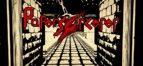 Steam store artwork for Paper Sorcerer.