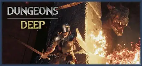 Steam store artwork for Dungeons Deep.