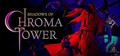 Steam store artwork for Shadows of Chroma Tower.