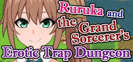 Steam store artwork for Ruruka and the Grand Sorcerer's Erotic Trap Dungeon.