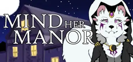 Steam store artwork for Mind Her Manor.