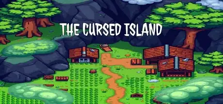 Steam store artwork for The cursed island.