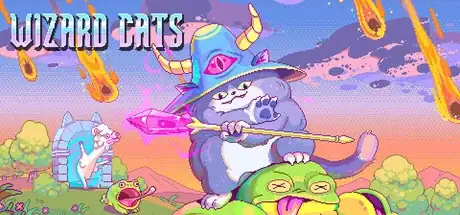 Steam store artwork for Wizard Cats.
