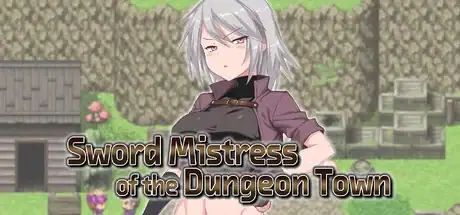 Steam store artwork for Sword Mistress of the Dungeon Town.