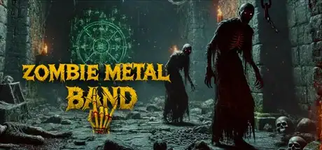 Steam store artwork for Zombie Metal Band.