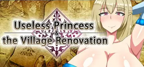 Steam store artwork for Useless Princess and the Village Renovation.