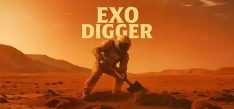 Steam store artwork for Exo Digger.