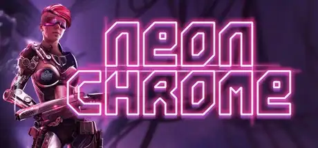 Steam store artwork for Neon Chrome.