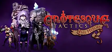 Steam store artwork for Grotesque Tactics: Evil Heroes.